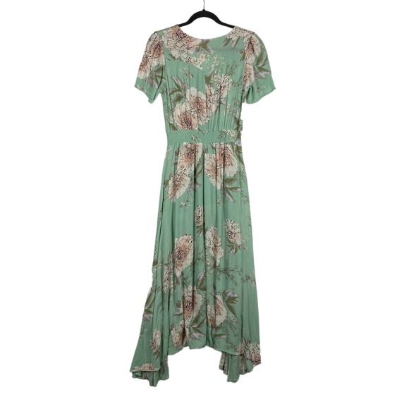 Green Floral Dress Size Small - Picture 2 of 7